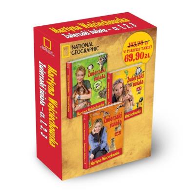 Okładka książki Pakiet: Zwierzaki świata T.1-3