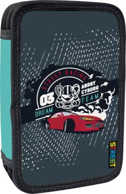 Opakowanie Piórnik dwusuwakowy bez wyposażenia Car Racing Street