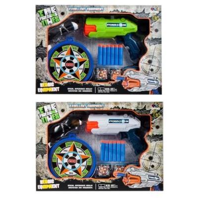 Opakowanie Pistolet na strzałki z akcesoriami