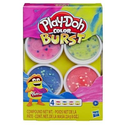 Opakowanie Play-Doh ciastolina 4-pak Wybuchowe Kolory