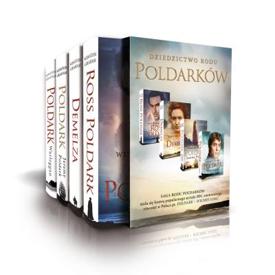 Poldark Część 1-4. Autor: Winston Graham. SmakLiter.pl Okładka książki Poldark Część 1-4