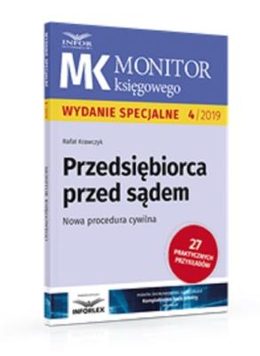Przedsiębiorca przed sądem Nowa procedura cywilna. Autor: Krawczyk Rafał. SmakLiter.pl Okładka książki Przedsiębiorca przed sądem Nowa procedura cywilna