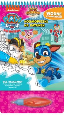 Okładka książki Psi Patrol. Wodne kolorowanie T.4