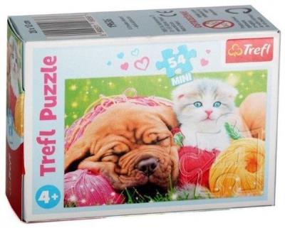 Puzzle 54 mini Urocze pupile 1 TREFL. Wydawca: Trefl. SmakLiter.pl Opakowanie Puzzle 54 mini Urocze pupile 1 TREFL