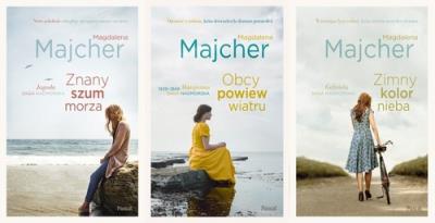 Saga Nadmorska. Autor: Majcher Magdalena. SmakLiter.pl Okładka książki Saga Nadmorska