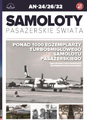 Okładka książki Samoloty pasażerskie świata t.47  /K/