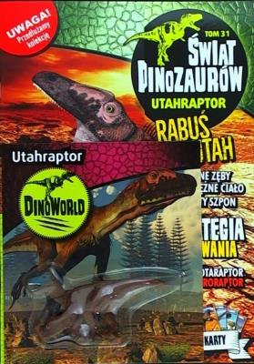 Świat Dinozaurów T.31 Utahraptor. Autor: Opracowanie zbiorowe. SmakLiter.pl Okładka książki Świat Dinozaurów T.31 Utahraptor