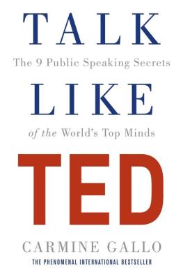 Talk Like TED. Autor: Carmine Gallo. SmakLiter.pl Okładka książki Talk Like TED