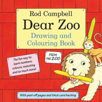 The Dear Zoo Drawing and Colouring Book. Autor: Campbell Rod. SmakLiter.pl Okładka książki The Dear Zoo Drawing and Colouring Book