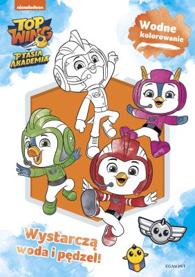 Top Wing Ptasia Akademia Wodne kolorowanie. Autor: Strzelewicz Helena. SmakLiter.pl Okładka książki Top Wing Ptasia Akademia Wodne kolorowanie