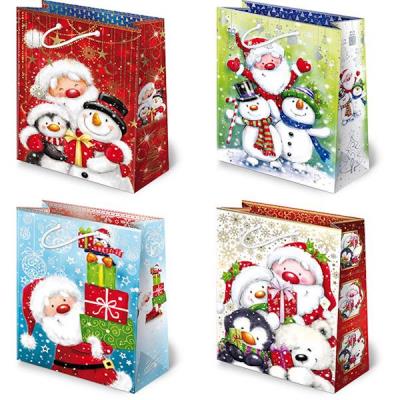 Opakowanie TOREBKI OZDOBNE T-10L SET S-5 MIKOŁAJE MALOWANE 10 SZTUK