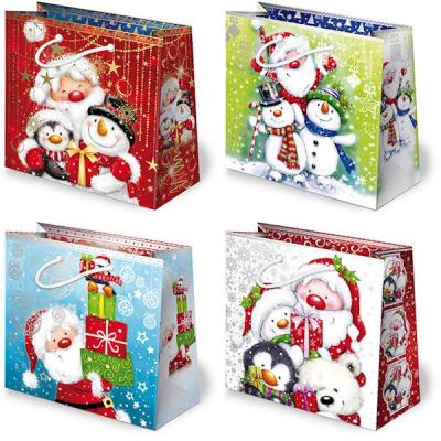 Opakowanie TOREBKI OZDOBNE T-3L SET S-7 MIKOŁAJE MALOWANE 10 SZTUK