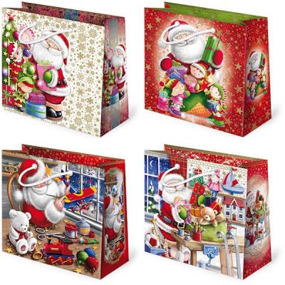 Opakowanie TOREBKI OZDOBNE T-6L SET S-25 MIKOŁAJE BIAŁE 10 SZTUK