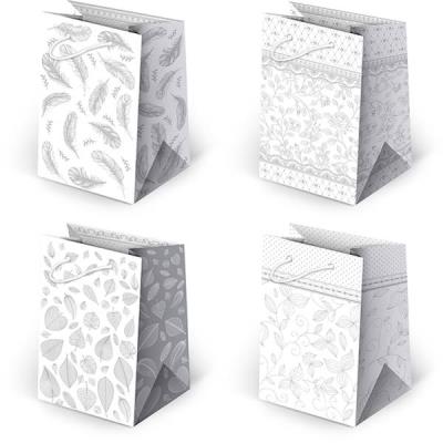 Opakowanie TOREBKI OZDOBNE T5L SET 24 BIAŁE NOWE 10 SZTUK