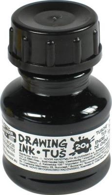 Tusz kreślarski czarny 20g 20 sztuk. Wydawca: Koh-I-Noor. SmakLiter.pl Opakowanie Tusz kreślarski czarny 20g 20 sztuk