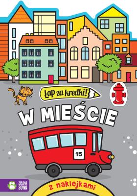 Okładka książki W MIEŚCIE ŁAP ZA KREDKI