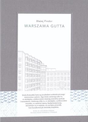 Warszawa Gutta. Autor: Błażej Pindor. SmakLiter.pl Okładka książki Warszawa Gutta