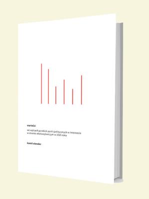 Wartości we wpisach polskich partii politycznych w Internecie w okresie okołowyborczym w 2015 roku. Autor: Olender Kamil. SmakLiter.pl Okładka książki Wartości we wpisach polskich partii politycznych w Internecie w okresie okołowyborczym w 2015 roku