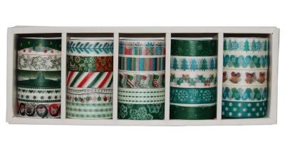 Opakowanie Washi Tape X-mas mix (25szt) NARCISSUS
