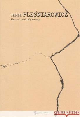 Wiersze i przekłady wierszy. Autor: Pleśniarowicz Jerzy. SmakLiter.pl Okładka książki Wiersze i przekłady wierszy