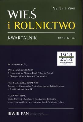 Opakowanie Wieś i Rolnictwo 2018/4 (181)