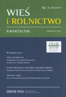 Opakowanie Wieś i rolnictwo 3/2019 (184)