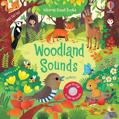 WOODLAND SOUNDS. Autor: Taplin Sam. SmakLiter.pl Okładka książki WOODLAND SOUNDS
