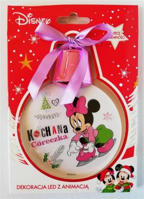 Opakowanie Zawieszka LED Minnie - Kochana córeczka