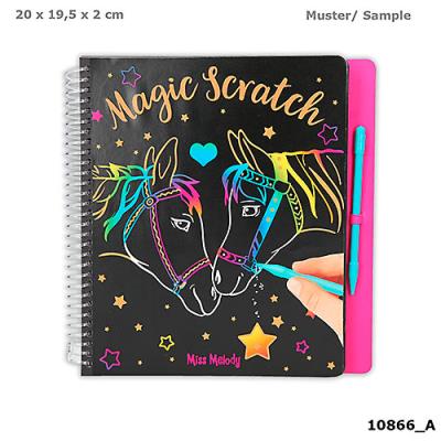Opakowanie ZESTAW KREATYWNY MAGIC SCRATCH MISS MELODY 10866A
