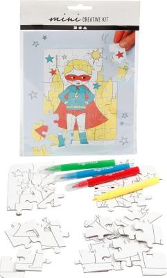 Opakowanie Zestaw mini puzzle - Super bohater