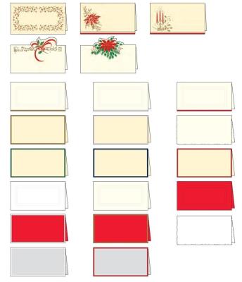 Opakowanie Zestaw świątecznych kartek - winietki (6 szt) SPN
