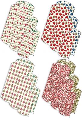 Opakowanie Zestaw świątecznych pudełek prezentowych GCS