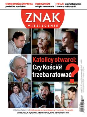 Okładka książki Znak 689 10/2012 Czy kościół trzeba ratować?