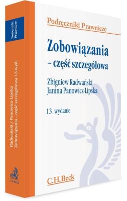 Zobowiązania - część szczegółowa. Autor: Radwański Zbigniew, Panowicz-Lipska Janina. SmakLiter.pl Okładka książki Zobowiązania - część szczegółowa