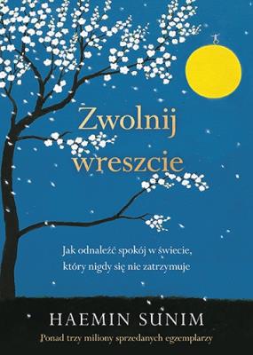 Zwolnij wreszcie. Jak odnaleźć spokój w świecie, który nigdy się nie zatrzymuje. Autor: Sunim Haemin. SmakLiter.pl Okładka książki Zwolnij wreszcie. Jak odnaleźć spokój w świecie, który nigdy się nie zatrzymuje