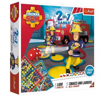 Opakowanie 2w1 Chińczyk Węże i drabiny Strażak Sam TREFL