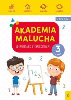 Akademia malucha. Elementarz z ćw. 3-latek w.2020. Autor: Opracowanie zbiorowe. SmakLiter.pl Okładka książki Akademia malucha. Elementarz z ćw. 3-latek w.2020