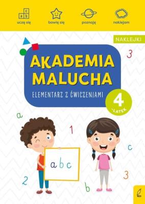 Akademia malucha. Elementarz z ćw. 4-latek w.2020. Autor: Opracowanie zbiorowe. SmakLiter.pl Okładka książki Akademia malucha. Elementarz z ćw. 4-latek w.2020