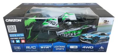 Opakowanie Auto na radio zdalnie sterowane R/C1:18 zielon