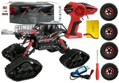 Auto Zdalnie Sterowane Terenowe R/C Czarny 4x4. Wydawca: Lean Toys. SmakLiter.pl Opakowanie Auto Zdalnie Sterowane Terenowe R/C Czarny 4x4