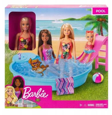 Opakowanie Barbie Lalka + basen