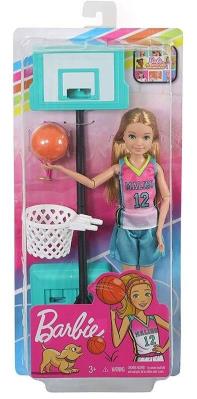 Opakowanie Barbie Lalka Sportowa siostra GHK35