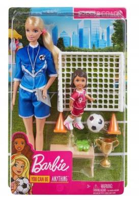 Opakowanie Barbie Zestaw Trenerka piłki nożnej GLM47
