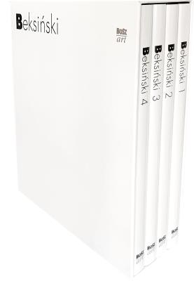 Beksiński 1- 4 - komplet w białym etui. Autor: Zdzisław Beksiński, Banach Wiesław. SmakLiter.pl Okładka książki Beksiński 1- 4 - komplet w białym etui