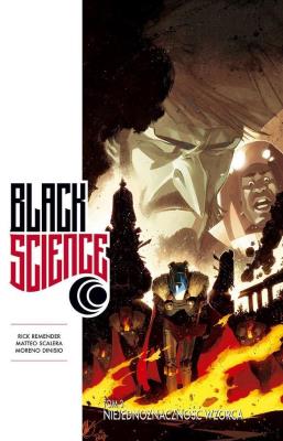 Black Science T.3 Niejednoznaczność wzorca. Autor: Scalera Matteo, Remender Rick, Dinosio Moreno. SmakLiter.pl Okładka książki Black Science T.3 Niejednoznaczność wzorca