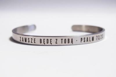 Opakowanie Bransoletka srebrna - Zawsze będę z tobą