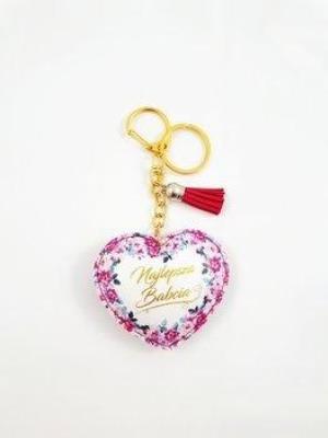 Brelok Serce flowers Najlepsza babcia. Wydawca: Jawi. SmakLiter.pl Opakowanie Brelok Serce flowers Najlepsza babcia