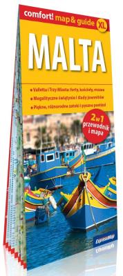 Comfort! map&guide XL Malta 2w1 w.2020. Autor: Fundowicz-Skrzyńska Agnieszka. SmakLiter.pl Okładka książki Comfort! map&guide XL Malta 2w1 w.2020