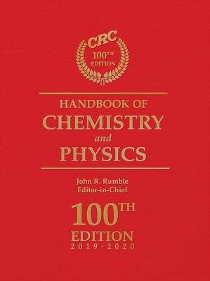 Okładka książki CRC Handbook of Chemistry and Physics 100th ed