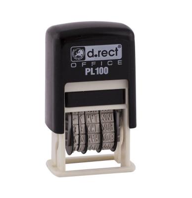 Opakowanie Datownik PL100 czarny D.RECT